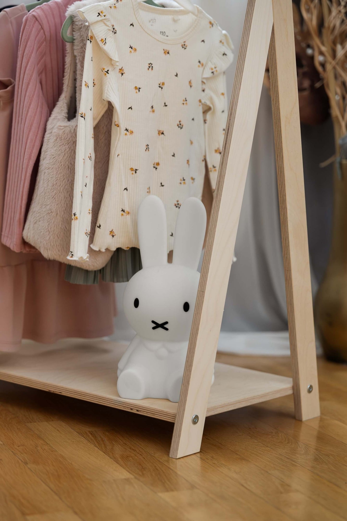 Tipi Clothing Rack For Children - Small Natural Wood